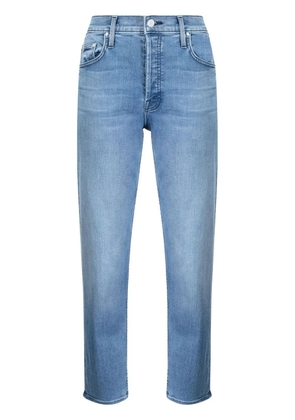 MOTHER mid-rise straight-leg jeans - Blue