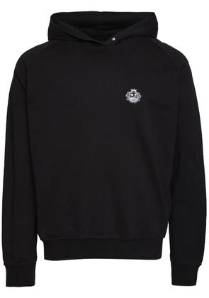 Bally graphic-print cotton hoodie - Black