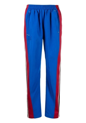 colville upcycled cigarette-cut track pants - Blue
