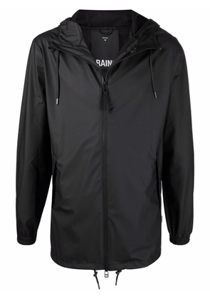 Rains drawstring hooded jacket - Black
