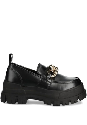 Buffalo chain-link loafers - Black