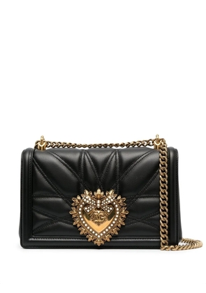 Dolce & Gabbana medium Devotion quilted shoulder bag - Black