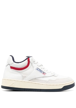 Autry Open Mid lace-up sneakers - White