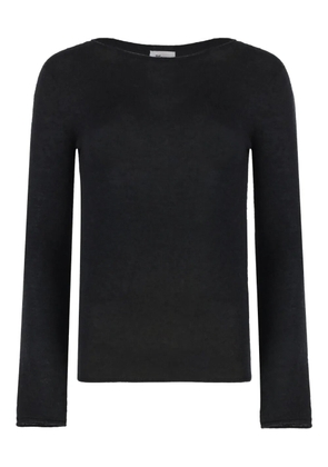 THE (Alphabet) long-sleeves top - Black