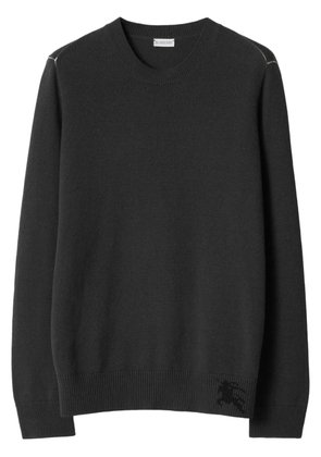 Burberry Equestrian Knight cashmere jumper - Black