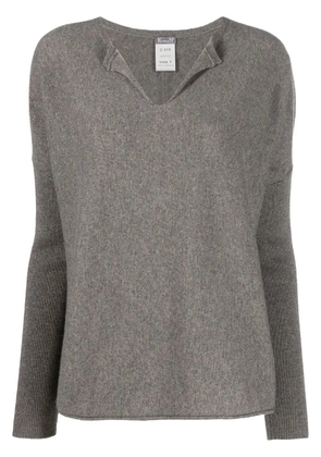 Kristensen Du Nord V-neck cashmere knitted top - Grey