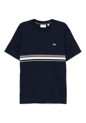 Lacoste logo-embroidered T-shirt - Blue