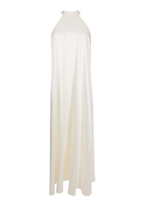 Lethicia Bronstein Bly halterneck maxi dress - White