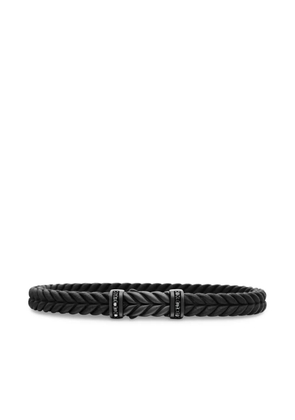 David Yurman Chevron braided diamond bracelet - Black