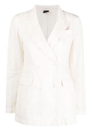 ASPESI double-breasted short coat - White