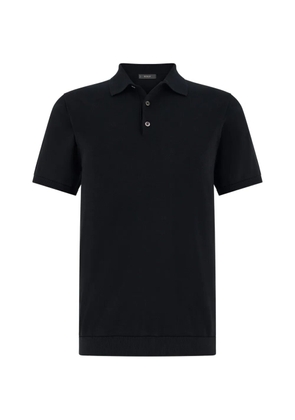 Boggi Milano buttoned polo shirt - Black