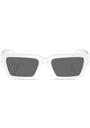 Versace Eyewear Medusa rectangle-frame sunglasses - White