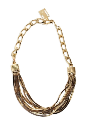 Lanvin yellow gold Art Deco necklace