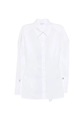 Patrizia Pepe cut-out shirt - White