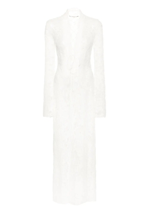 MANURÍ Sally lace midi dress - White