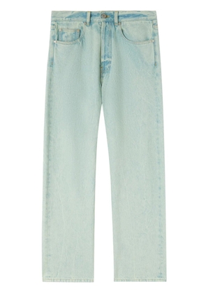 Palm Angels overdyed wide-leg jeans - Blue