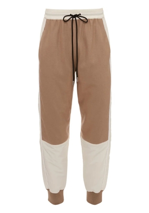JW Anderson panelled drawstring track pants - Neutrals
