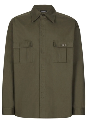 Dolce & Gabbana flap pocket shirt - Green