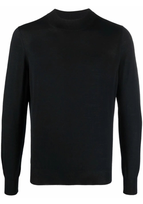 Barba crew-neck knit jumper - Black