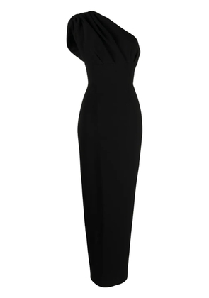 Rachel Gilbert Winnie one-shoulder gown dress - Black