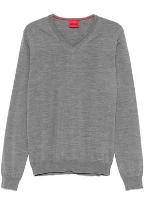 HUGO virgin-wool sweater - Grey
