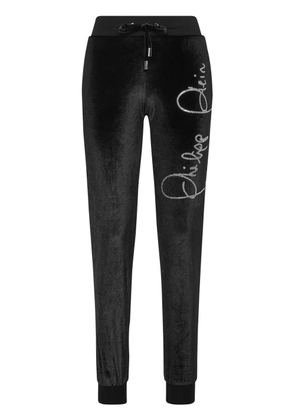 Philipp Plein Crystal Signature trousers - Black