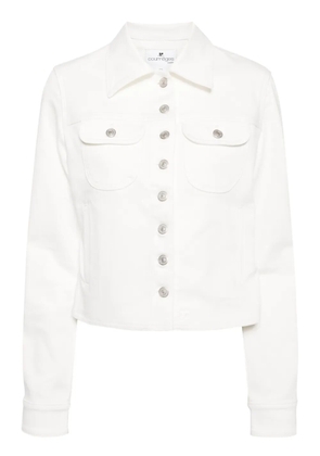 Courrèges long-sleeve denim jacket - White