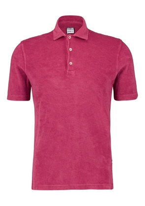 Fedeli terrycloth cotton polo shirt - Pink