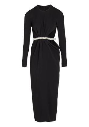 Giambattista Valli rhinestone embellished dress - Black