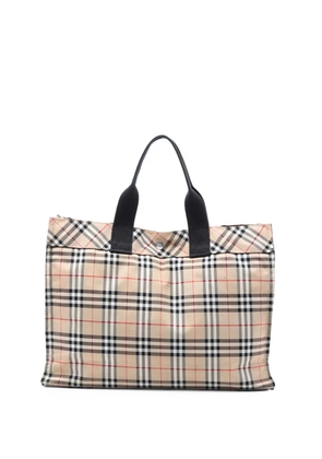 Burberry Pre-Owned 20th Century House Check Canvas tote bag - Brown