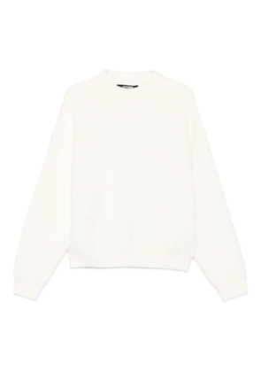 Jacquemus round-neck sweater - White