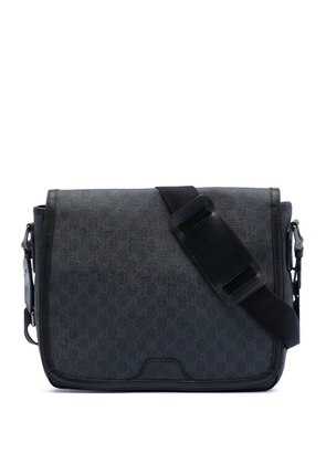 Gucci Pre-Owned 2016-2025 GG Supreme Messenger Bag crossbody bag - Black