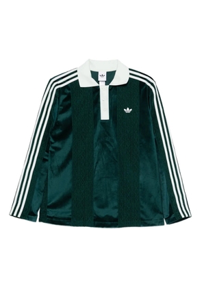 adidas Winterised soccer polo top - Green