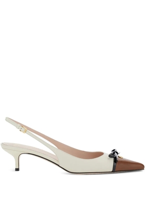Valentino Garavani 45mm Bepointy slingback pumps - White