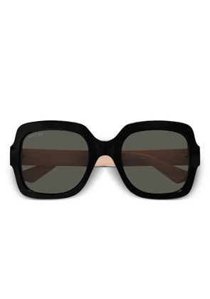 Gucci Eyewear oversize-frame sunglasses - Black