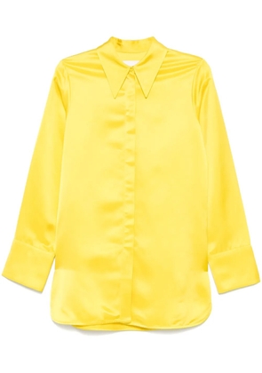 Jil Sander satin shirt - Yellow