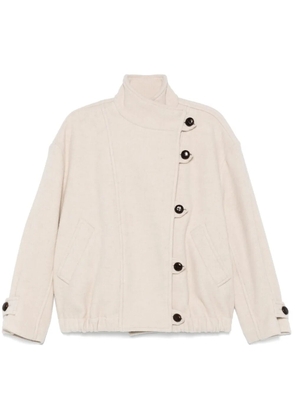 ISABEL MARANT Hanis coat - Neutrals