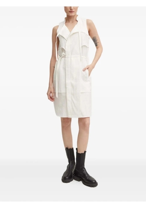 G-Star RAW tie-waist sleeveless dress - White
