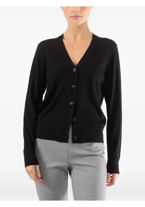 PATRICK ASSARAF button V-neck cardigan - Black