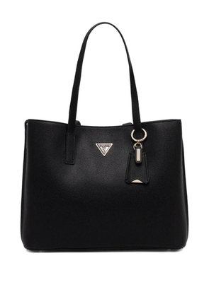 GUESS USA logo charm tote bag - Black