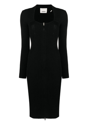 ISABEL MARANT Zael wool-blend midi dress - Black