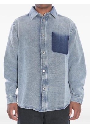 LOEWE long-sleeve denim shirt - Blue