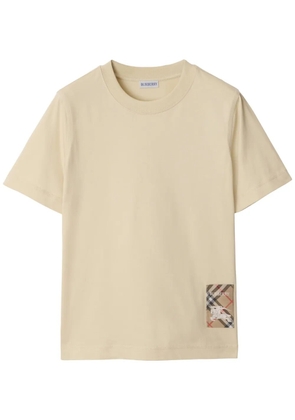 Burberry Vintage Check-patch T-shirt - Neutrals