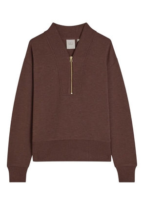 Varley zip-collar sweatshirt - Brown