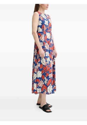 Marc O'Polo floral-print sleeveless midi dress - Blue