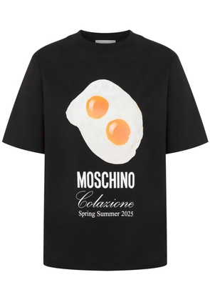 Moschino graphic-print T-shirt - Black