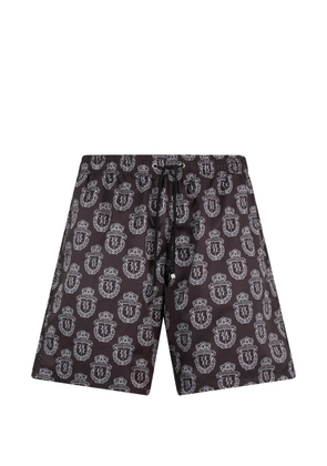 Billionaire logo-motif swim shorts - Black