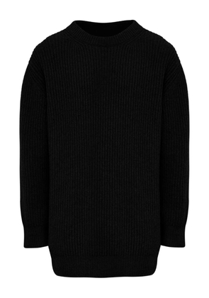 MM6 Maison Margiela ribbed crewneck sweater - Black