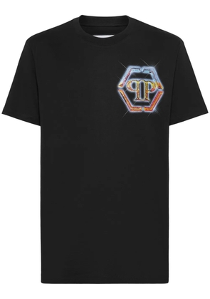 Philipp Plein logo-print cotton T-shirt - Black