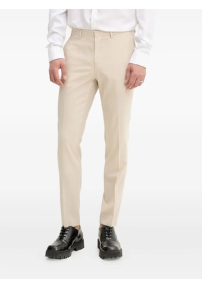 HUGO plain-front trousers - Neutrals